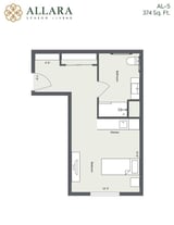 Allara_AL5_Studio_374 Sq. Ft.